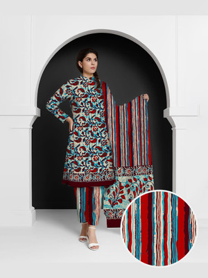 FlexFeb Viscose Rayon Printed Salwar Suit Material