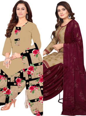HouseOfCommon Cotton Blend Printed Salwar Suit Material