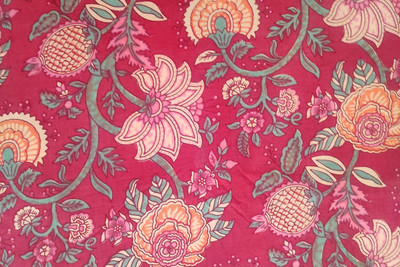 Navyas Fashion Pure Cotton Floral Print Multipurpose Running Fabric