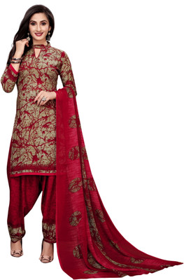 The Jazzbaat Crepe Printed Salwar Suit Material