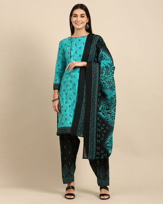 Rajnandini Cotton Blend Printed Salwar Suit Material