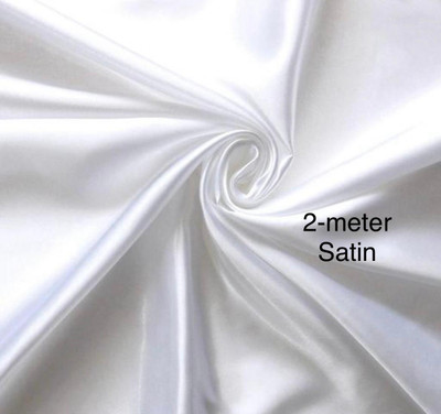 ORIENTDRESS Satin Solid Multipurpose Running Fabric