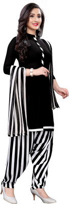 Sarvagny Crepe Printed Salwar Suit Material