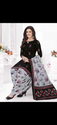 KISSAH Crepe Printed Salwar Suit Material
