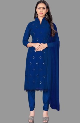 Apnisha Georgette Embroidered Salwar Suit Material