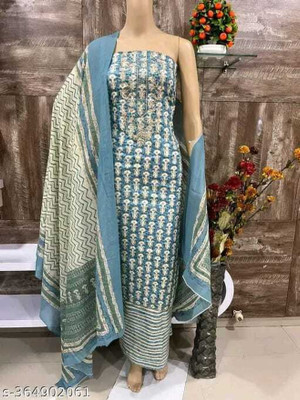 Shree paras creation Pure Cotton Printed Salwar Suit Material
