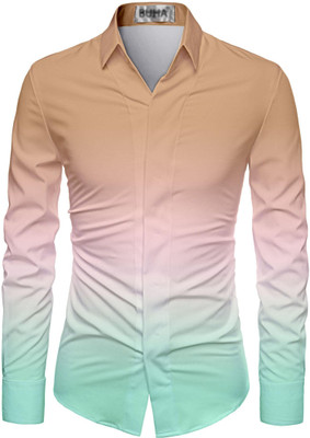amanistore Cotton Blend Self Design Shirt Fabric