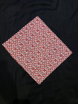 UNSTITCHEDCOLLECTION Cotton Blend Printed Kurta & Palazzo Material