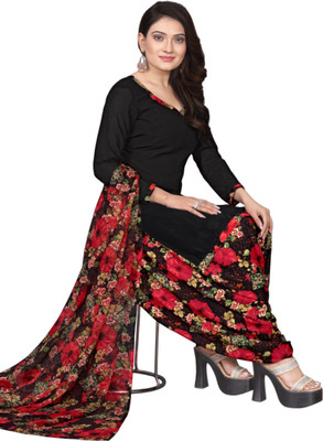 Bhavya Fashion Crepe Printed Salwar Suit Material