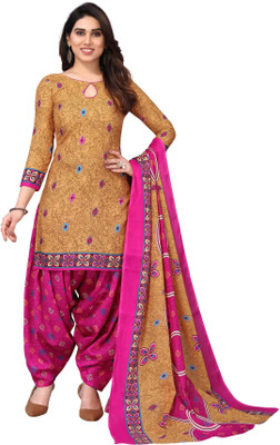 Rajnandini Cotton Blend Printed Salwar Suit Material