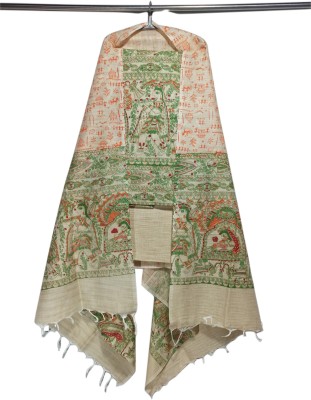 STB-SILK TEXTILES BHAGALPUR Pure Cotton Printed Salwar Suit Material