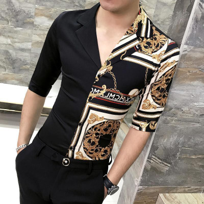 WELE DERBIES Polyester Printed Shirt Fabric