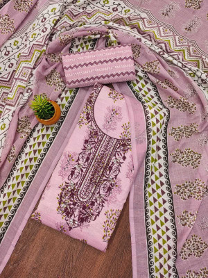 HMP Fashion Cotton Blend Floral Print Salwar Suit Material