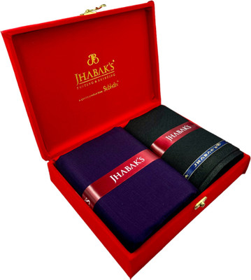 JHABAK'S Pure Cotton Solid Shirt & Trouser Fabric