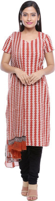 Soundarya Cotton Blend Printed Salwar Suit Material