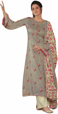 Soul Essence Wool Printed Salwar Suit Material