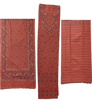 Vrinde Wool Printed Salwar Suit Material