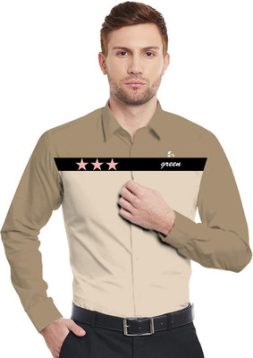 RD CREATION Polyester Striped Shirt & Trouser Fabric