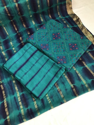 Drashti Creation Cotton Blend Self Design Salwar Suit Material