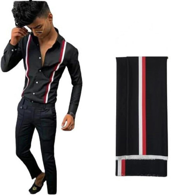 GURUCLUB Polyester Printed Shirt Fabric