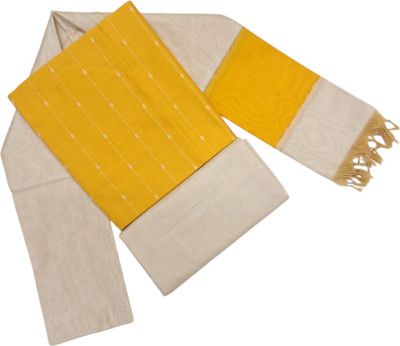 SHREE MAHAVEER HANDLOOMS Cotton Silk Self Design Salwar Suit Material
