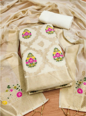 ABSECOM Cotton Silk Printed Salwar Suit Material