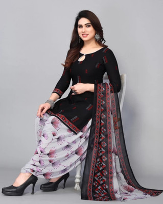 amaaya fashion Cotton Blend Printed Salwar Suit Material