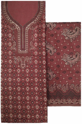 Kashmiri Wool Self Design Salwar Suit Material