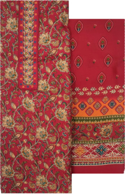 Soul Essence Wool Embroidered Salwar Suit Material