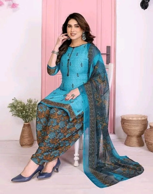 shyam enterprises Crepe Printed Salwar Suit Material