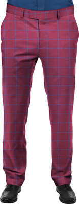 HouseOfCommon Cotton Blend Checkered Trouser Fabric