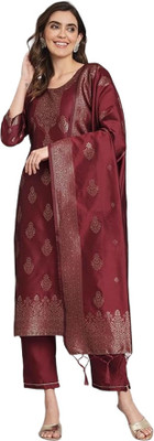 SHREE HARI FAB Art Silk Self Design Kurta & Churidar Material