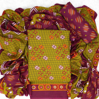 Peachmode Pure Cotton Printed Salwar Suit Material