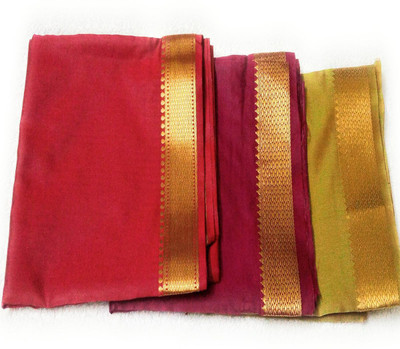 Cotton colors Cotton Silk Solid Blouse Material