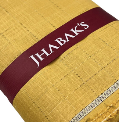 JHABAK'S Pure Cotton Checkered Shirt Fabric