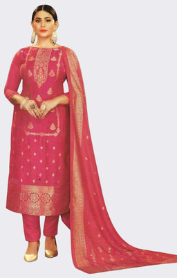 Soul Essence Wool Self Design Salwar Suit Material