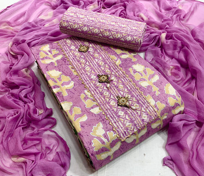 VC Fashion Pure Cotton Printed Salwar Suit Material
