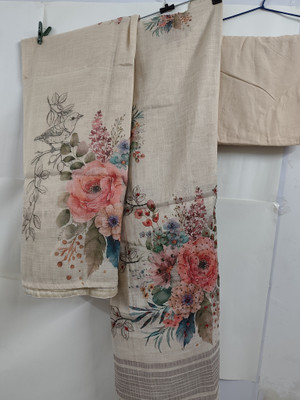 Rijak Creations Silk Blend Printed Salwar Suit Material