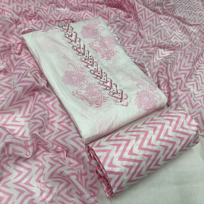 dastoori Pure Cotton Printed Salwar Suit Material