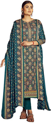 DRAVINAM Trends Wool Printed Salwar Suit Material