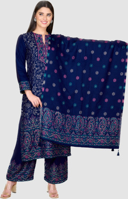 Afsa Wool Self Design Kurta & Palazzo Material