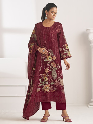 Stylee Lifestyle Pure Cotton Printed Salwar Suit Material