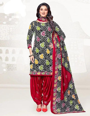 Deeptex Pure Cotton Floral Print Salwar Suit Material