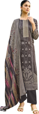 DRAVINAM Trends Wool Printed Salwar Suit Material