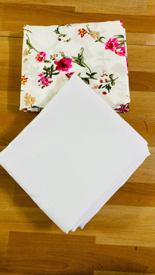 HouseOfCommon Crepe Printed Kurta & Churidar Material