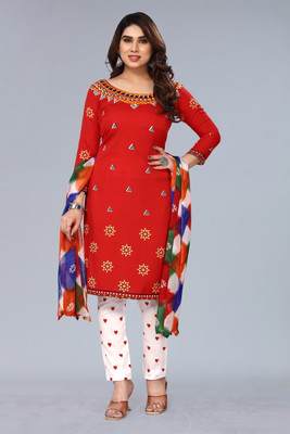 Gee Next Creation Crepe Printed Salwar Suit Material