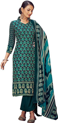 HouseOfCommon Wool Printed Salwar Suit Material