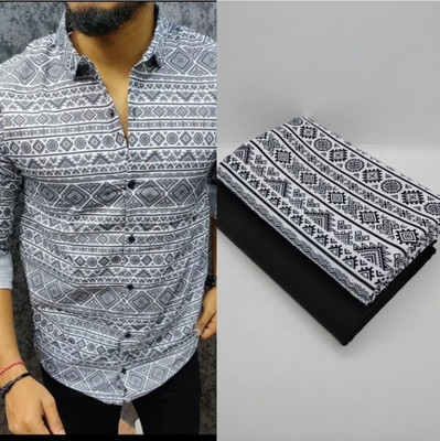 Jai Khodiyar Fashion Polycotton Printed Shirt & Trouser Fabric