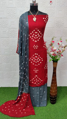 Aumki Viscose Rayon Printed Salwar Suit Material