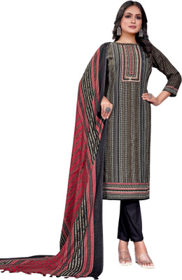 HouseOfCommon Wool Printed Salwar Suit Material